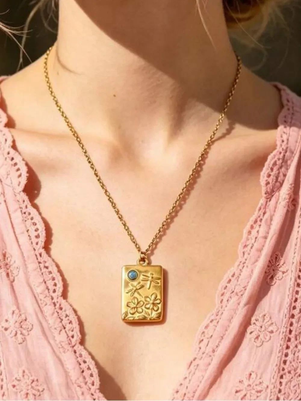 Dragonfly Necklace S1459